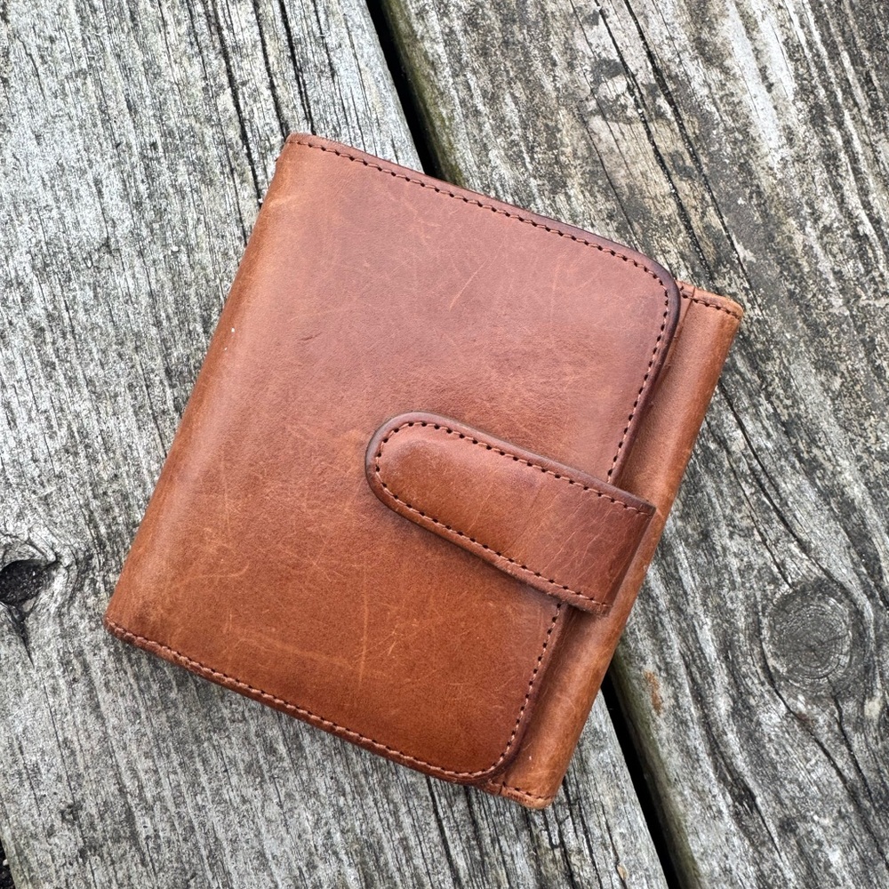 Coach vintage Men's Brown Leather Wallet